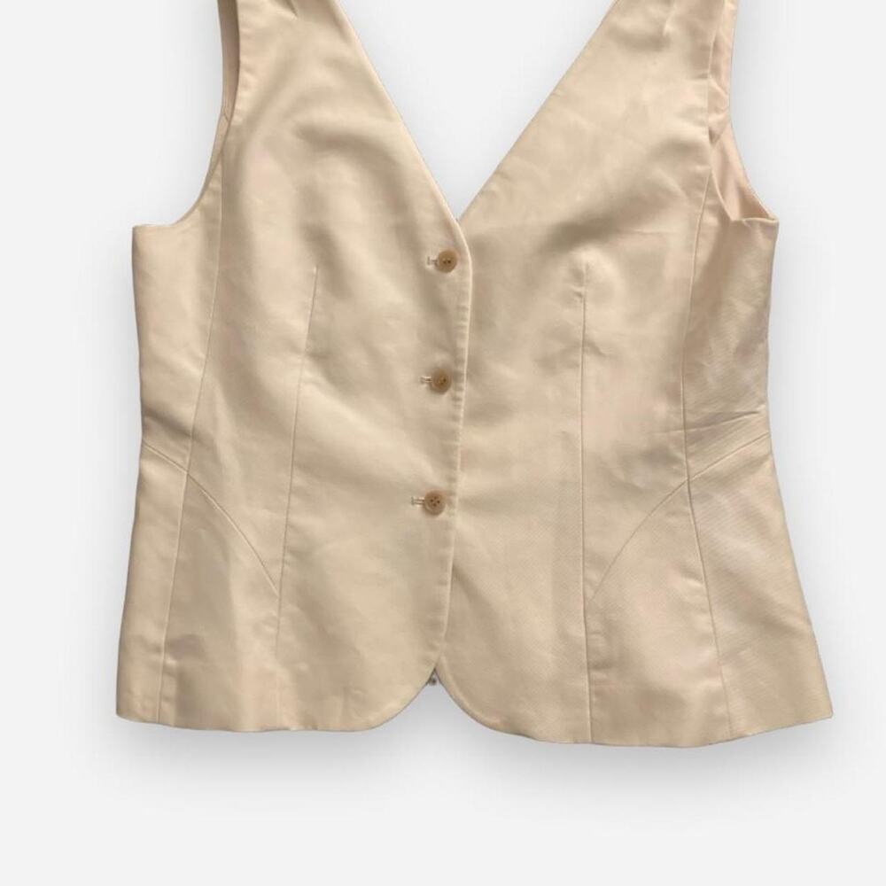 Hm cream button up tailored